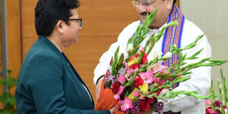 भाजपा अध्यक्ष नाड्डासँग माओवादी नेताको भेटवार्ता