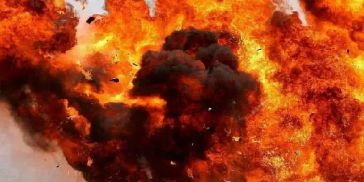 बारुद गोदाममा विस्फोट हुँदा दश जनाको मृत्यु