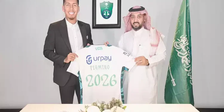 फिर्मिनोले गरे साउदी क्लब अल अहलीमा तीन बर्षको सम्झौता