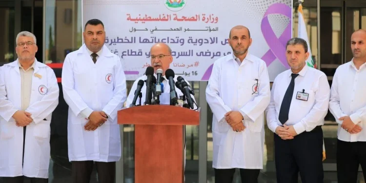 औषधि अभावमा गाजाका नौ हजार क्यान्सरपीडितको जीवन जोखिममा