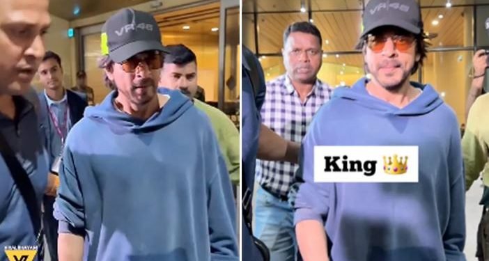 शाहरुख खान मुम्बइ एयरपोर्टमा, नाकमा चोट देखियो