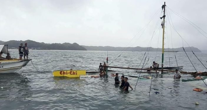 फिलिपिन्समा डुंगा पल्टिँदा २३ जनाको मृत्यु, ६ जना बेपत्ता