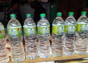 ११ महिनामा आधा अर्बको पानी निर्यात