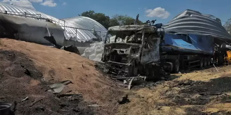 युक्रेनको अनाज भण्डारमा रूसको आक्रमण