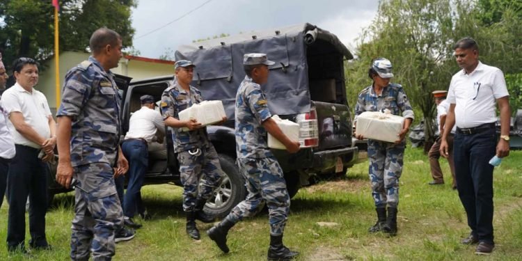 ‘ब्रेक शु’सहित सुनको तौल १५५ केजी ४६८ ग्राम