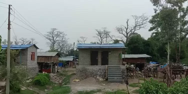 सुरक्षित आवास पाएपछि बाढी प्रभावित खुसी