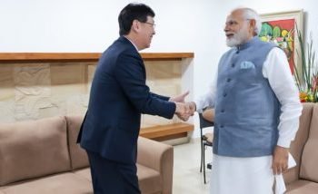 भारतीय प्रधानमन्त्री मोदीको फक्सकन अध्यक्ष यंग लिउसँग भेटवार्ता, भारतमा सेमिकण्डटर उत्पादन हुन सक्ने