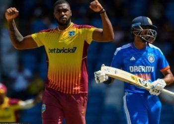 वेस्ट इन्डिजविरुद्धको पहिलो टी-ट्वान्टीमा भारत चार रनले पराजित