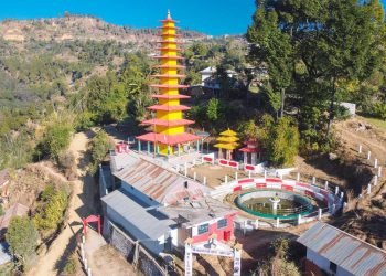 ऐतिहासिक १३ तले मन्दिर ओझेलमा