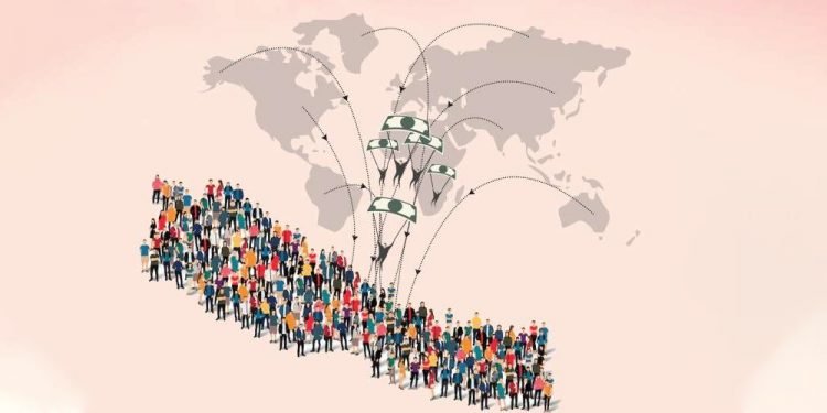 २१.२ प्रतिशतले बढ्यो रेमिट्यान्स, भित्रियो १२ खर्ब २० अर्ब