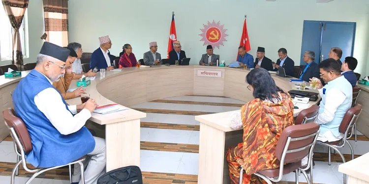 एमाले सचिवालय बैठक आजदेखि सिरहामा बस्दै