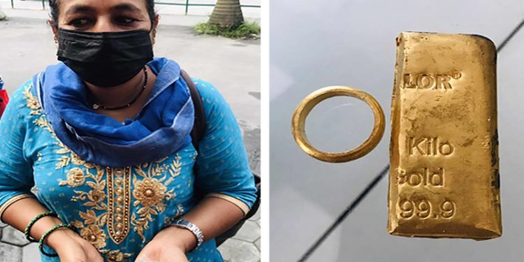 ‘ब्रा’भित्र लुकाइएको अवस्थामा भेटियो सुन