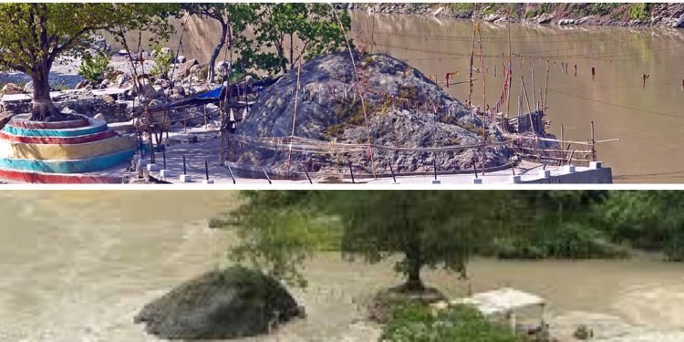 कालीगण्डकी उर्लेपछि शालिग्राम शिला डुवानमा