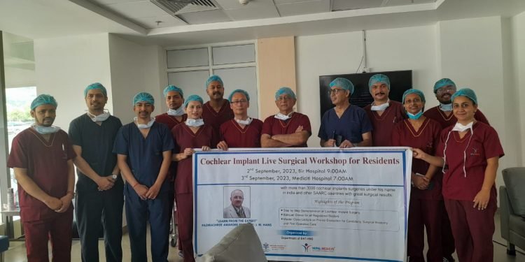 कान नसुन्ने बिरामीका लागि नेपालमेडिसिटीमा‘कोक्लियरइम्प्लान्ट’ सेवा सुरु