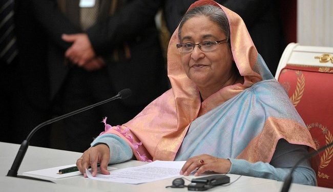 बंगलादेशकी प्रधानमन्त्री शेख हसिनाद्वारा हिन्दू समुदायलाई आफूलाई अल्पसंख्यक नठान्न आग्रह