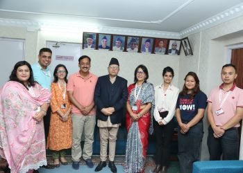एक्सनएड नेपालले ‘जलवायु न्यायअभियान’अन्तर्गत सभामुख देवराज घिमिरेलाई ध्यानाकार्षण पत्र