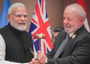 प्रधानमन्त्री मोदीद्वारा ब्राजिलका राष्ट्रपति लुला डा सिल्भालाई जी–२० अध्यक्षको पद हस्तान्तरण