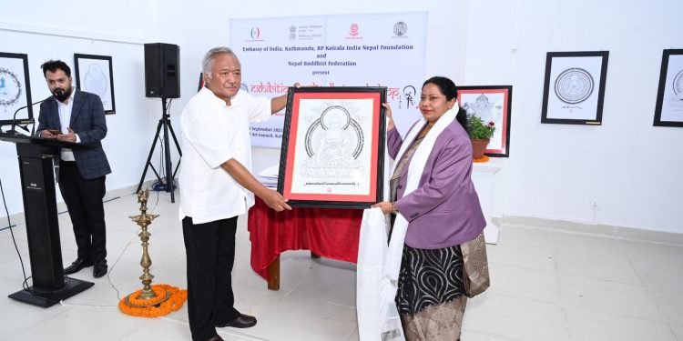 बीपी कोइराला भारत–नेपाल फाउण्डेशन र नेपाल बौद्ध महासंघले संयुक्त रुपमा चित्रकला प्रदर्शनी