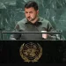 राष्ट्रसङ्घको महासभामा जेलेन्स्कीको सम्बोधन, रुसले नरसंहार गरेको आरोप