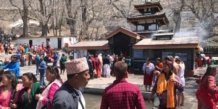 मुक्तिनाथमा धार्मिक पर्यटक चहलपहल बढ्यो