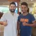कप्तान रोहितलाई भेटेर रविले दिए जितको शुभकामना