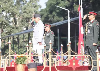 राष्ट्रपति पौडेल संविधान दिवसको मूल समारोहको कार्यक्रममा सहभागी