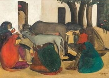 ६२ करोड भारुमा लिलाम भयो अमृता शेरगिलको ‘द स्टोरी टेलर’