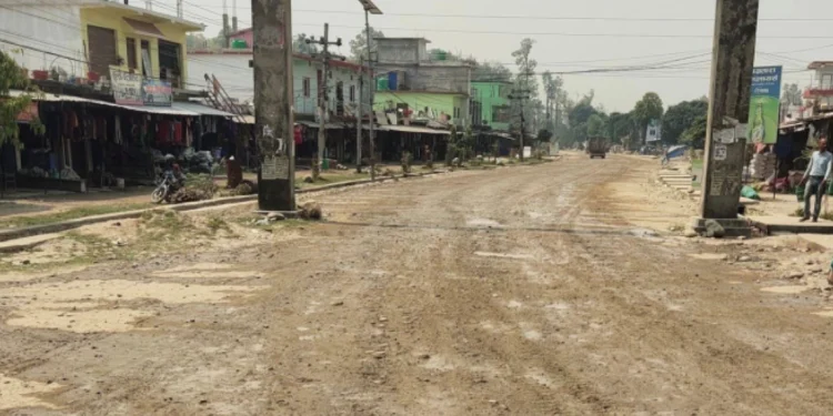 दीपायल द्रुतमार्ग दशैँपछि मात्रै कालोपत्र हुने