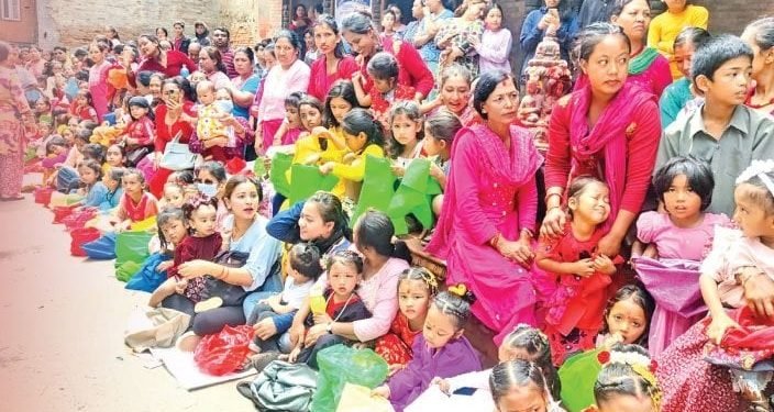 नौबाट सुरु, पुजिए नौ हजार कन्या