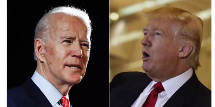 अमेरिकामा वाइडेनभन्दा ट्रम्प लोकप्रिय