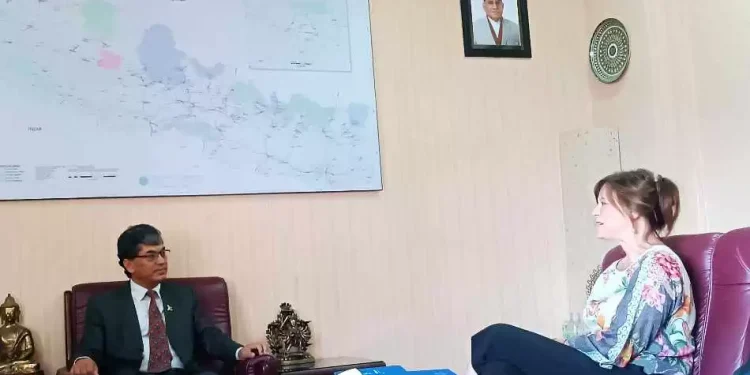 योजना आयोग उपाध्यक्ष श्रेष्ठ र अष्ट्रेलियन राजदूत भोल्कबीच भेटवार्ता