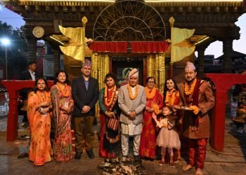 राष्ट्रपति पौडेलद्वारा विभिन्न शक्तिपीठको दर्शन