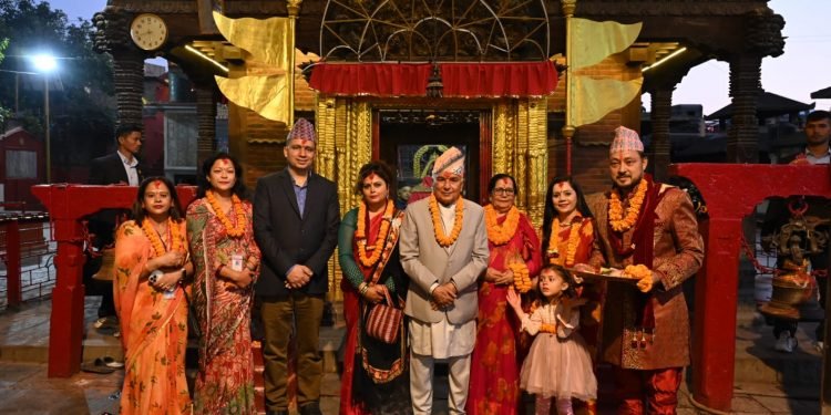 राष्ट्रपति पौडेलद्वारा विभिन्न शक्तिपीठको दर्शन