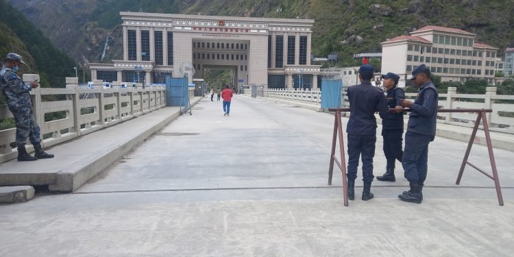 रसुवागढी भन्सारको भवन निर्माण अन्तिम चरणमा