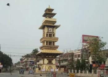 वीरगञ्जको घण्टाघरबाट बत्ती चोरेको आरोपमा दुई जना पक्राउ