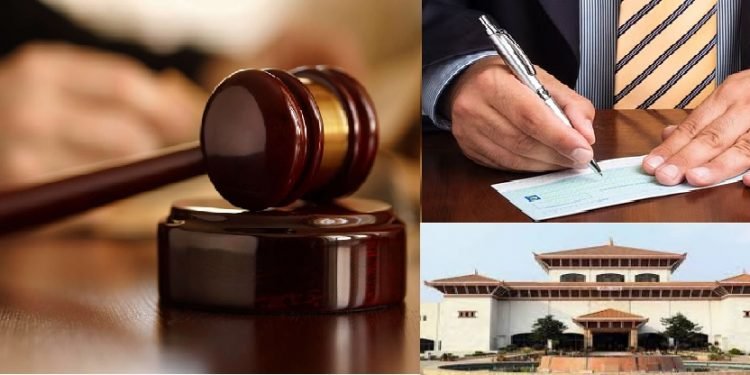 चेक अनादार कसुरमा अधिकतम तीन वर्ष जेल सजायको व्यवस्था