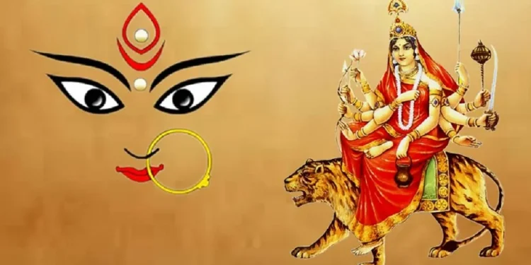 दशैंको तेस्रो दिनः आज चन्द्रघण्टा देवीको पुजा आराधना गरिदै