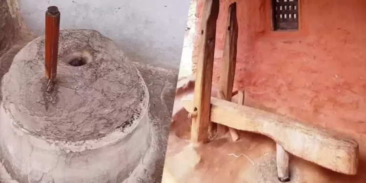 गाउँघरमा देखिन छाडे ढिकी र जाँतो