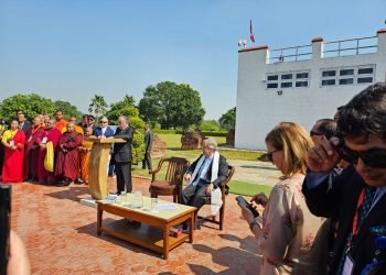 लुम्बिनीबाट राष्ट्रसंघका महासचिवले भने – संसारभर भइरहेका द्वन्द्व अन्त्यका लागि आव्हान गर्छु