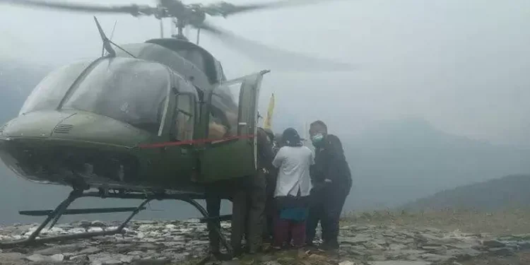 गण्डकी प्रदेशमा ६० गर्भवती र सुत्केरी हवाई उद्धारबाट लाभान्वित