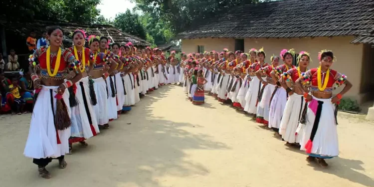 थारू बस्तीमा दसैँको रौनक