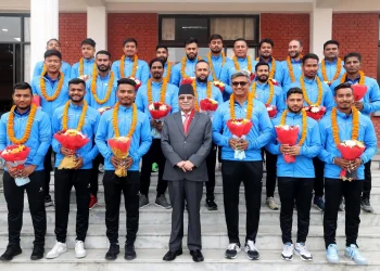 क्रिकेट टोलीलाई प्रधानमन्त्री प्रचण्डको बधाई