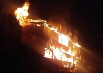बर्दियामा आगलागी, तीनजना बालबालिकासहित चार जना हताहत