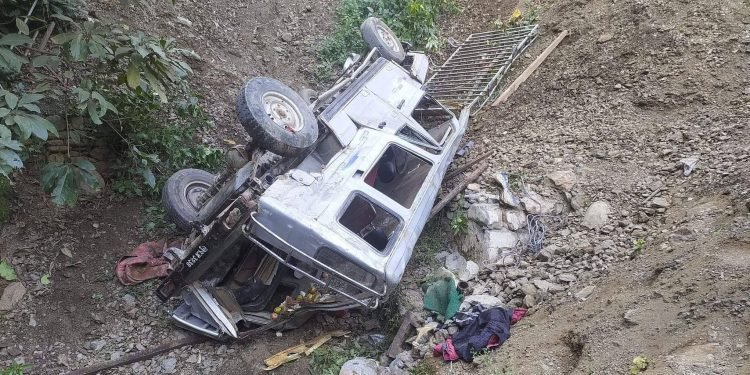 डोटीमा जीप दुर्घटना हुँदा ४ जनाको मृत्यु, ५ घाइते