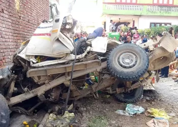 देवचुलीमा घरमा ठोक्किएर जिप दुर्घटना हुँदा ६ जनाको मृत्यु