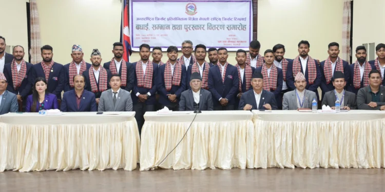 राष्ट्रिय गौरवको आयोजनामा परिणत गरेर क्रिकेट रंगशाला बनाउँछौं : प्रधानमन्त्री