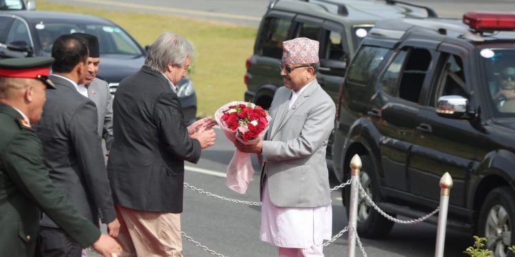 चारदिने भ्रमण पूरा गरी फर्किए महासचिव गुटेरेस