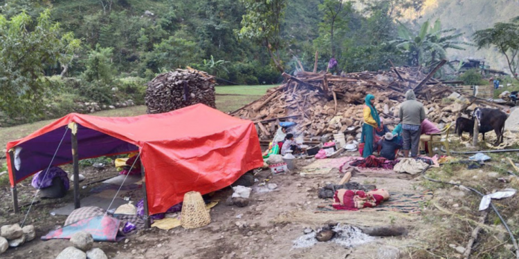 भूकम्पपीडितको तिहार पालमा