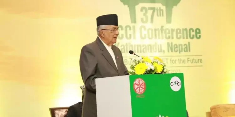 राष्ट्रपति पौडेलद्वारा अन्तर्राष्ट्रिय उद्योगी व्यापारीलाई लगानीका लागि आह्वान