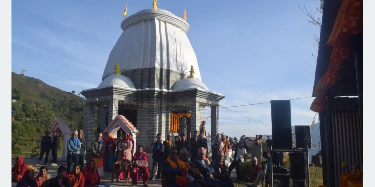 महायज्ञबाट संकलित रकमबाट मन्दिर पुनर्निर्माण